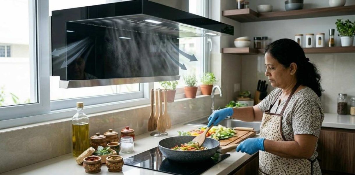 exhaust hood.
