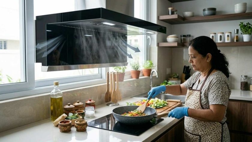 exhaust hood.