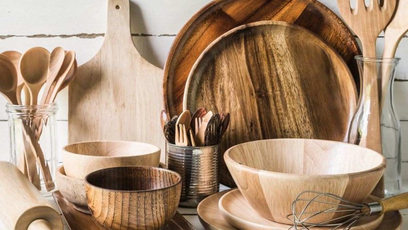 peralatan dapur dari kayu