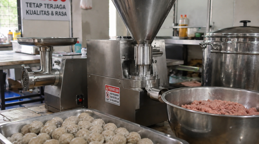 apa penyebab bakso tidak bulat