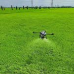 berapa luas lahan drone sprayer