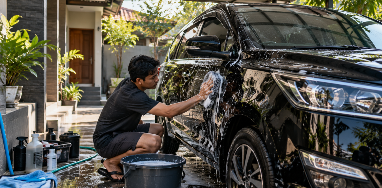 alat yang dibutuhkan untuk mencuci mobil
