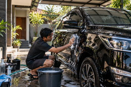alat yang dibutuhkan untuk mencuci mobil