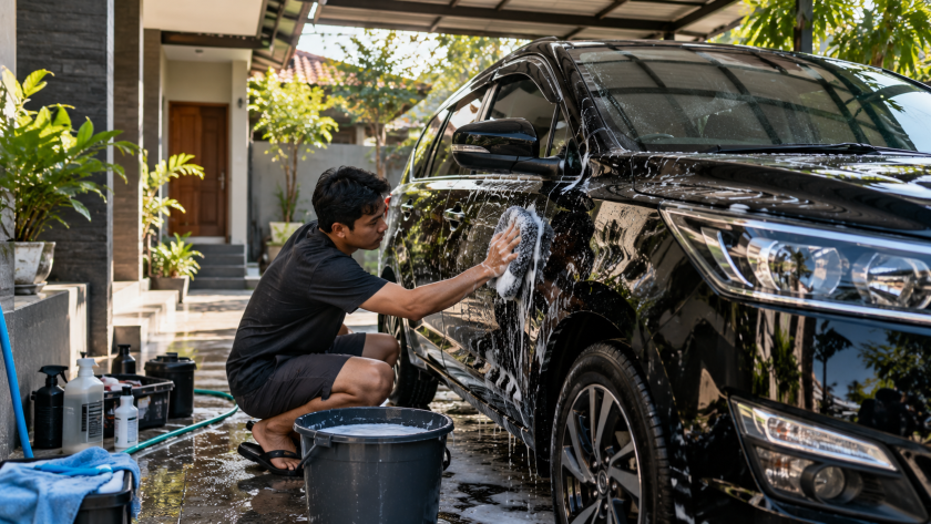 alat yang dibutuhkan untuk mencuci mobil