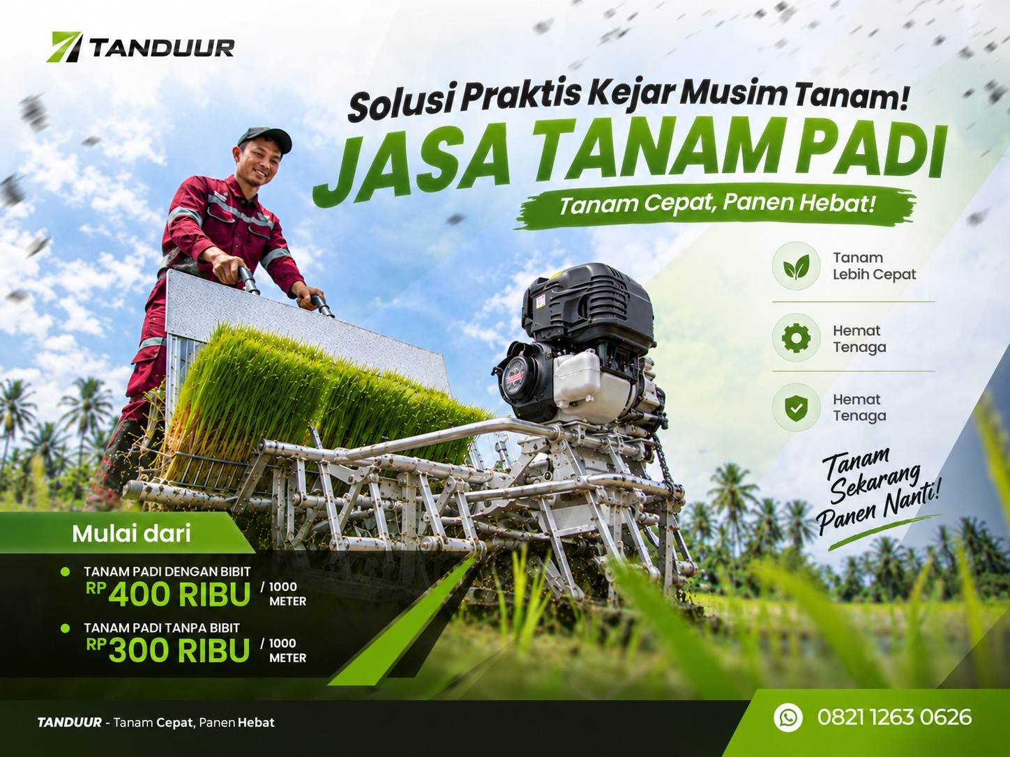 layanan jasa tanam padi jogja